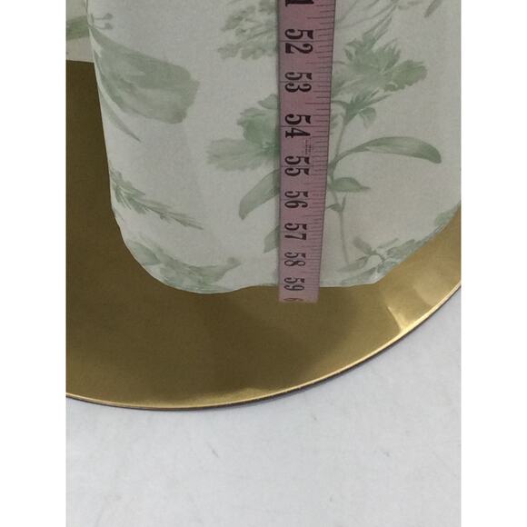 AW BRIDAL 4 S floral green white formal party bridesmaid maxi dress NEW B140 - Picture 4 of 8